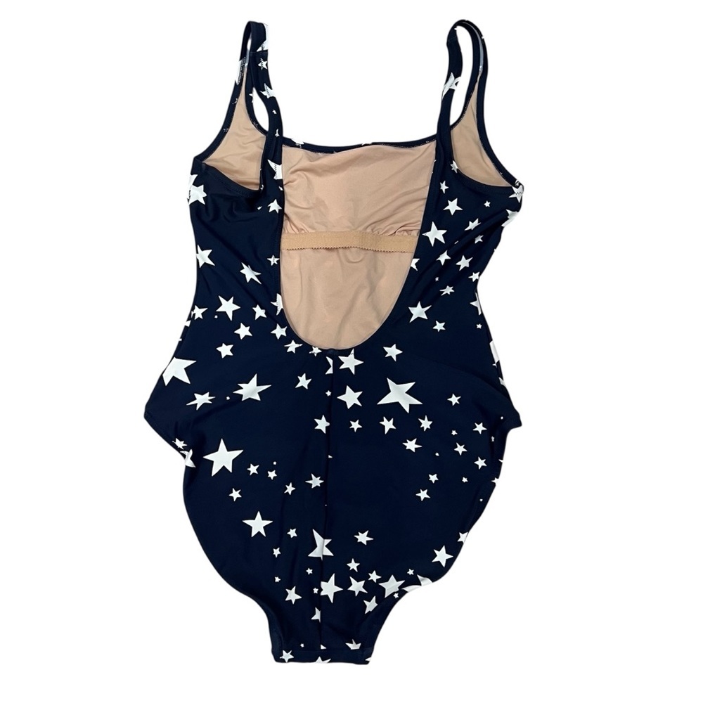 J.Crew Navy Americana Stars Scoop Back One Piece Swimsuit - Picture 4 of 7